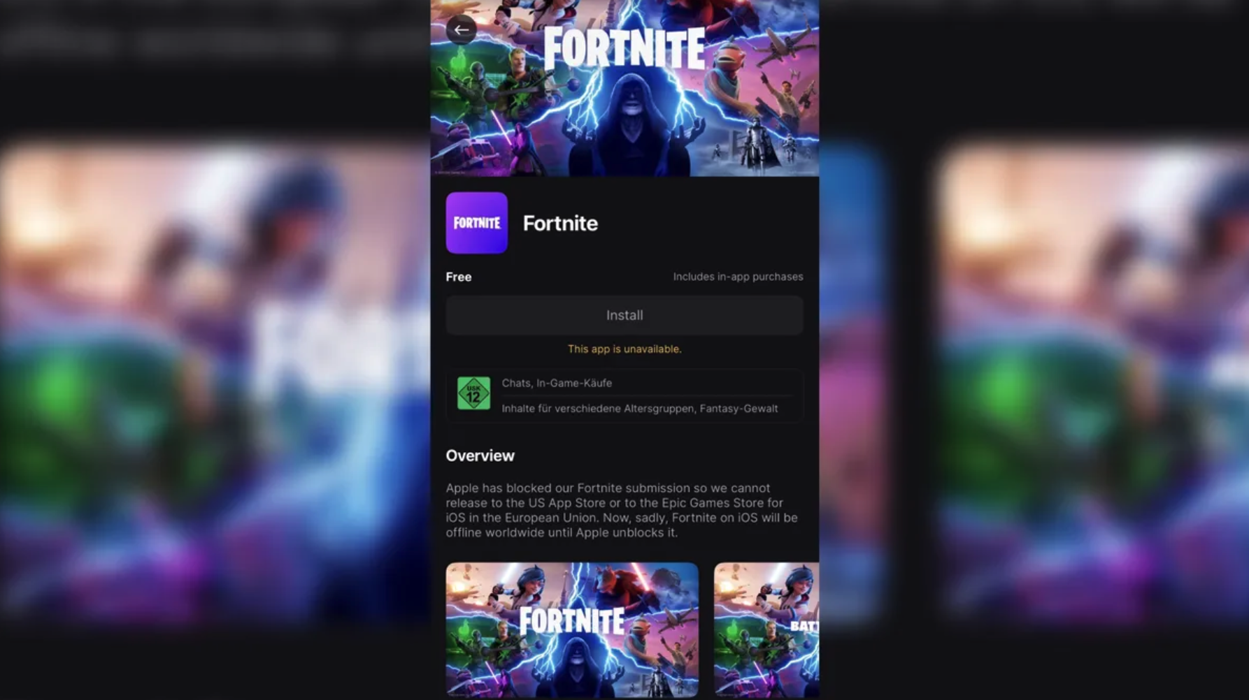 Fortnite install