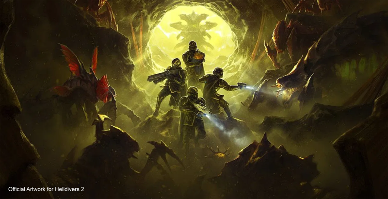 official artwork Helldivers 2