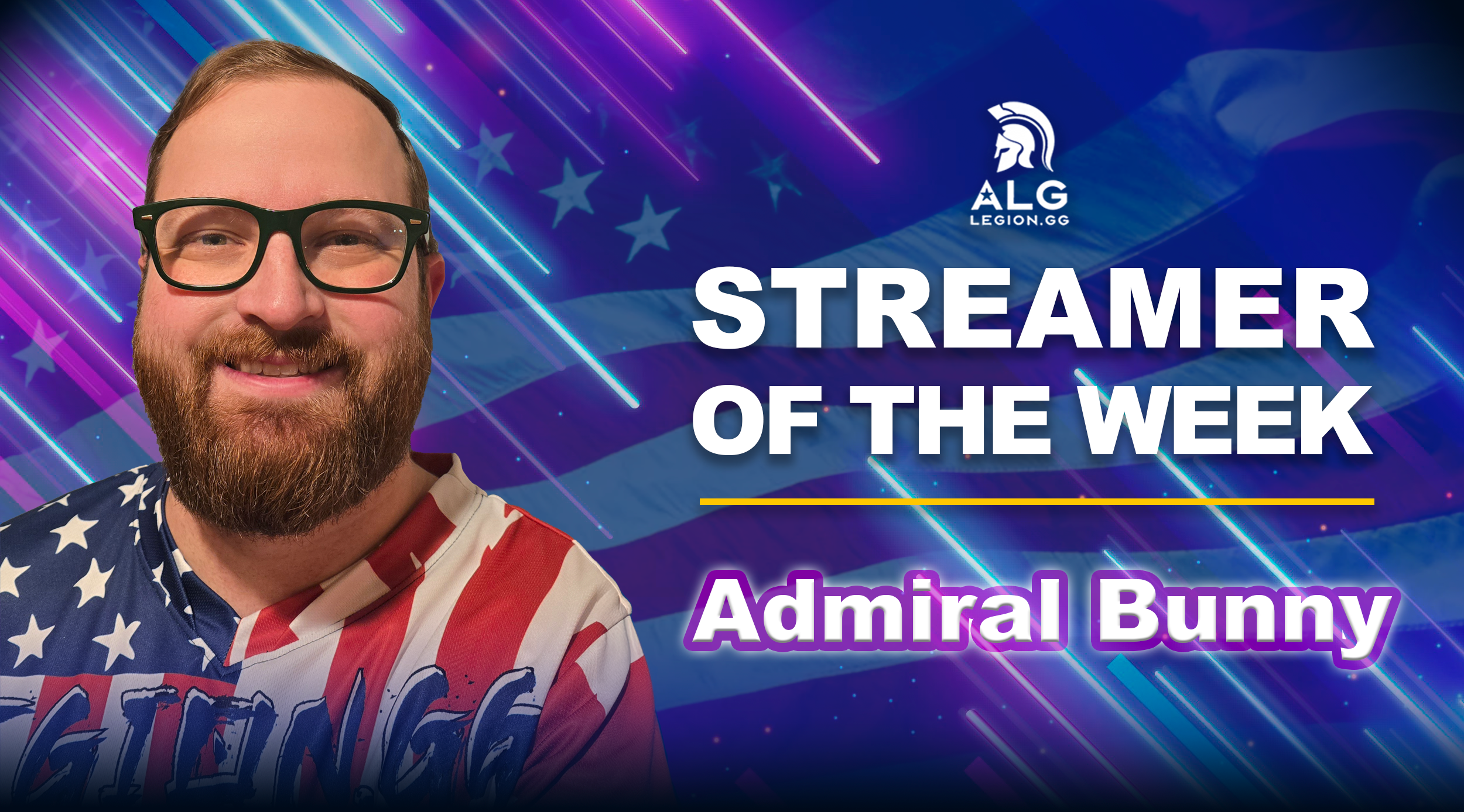 ALG Streamer of The Week Admiral Bunny ALG Streamer of The Week Admiral Bunny