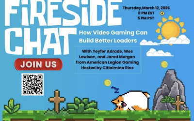March 12 Fireside Chat Explores How Video Gaming Builds Leadership Skills