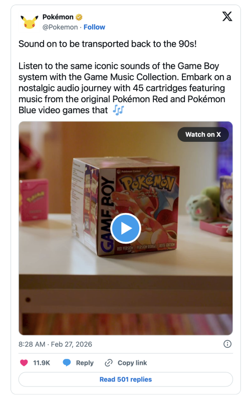 Pokémon Gameboy X post