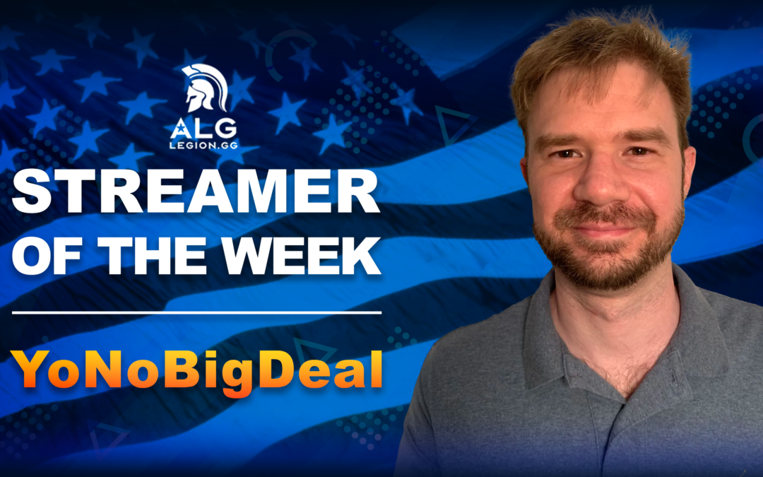 YoNoBigDeal Brings Competitive Calm to the American Legion Gaming Stream Team