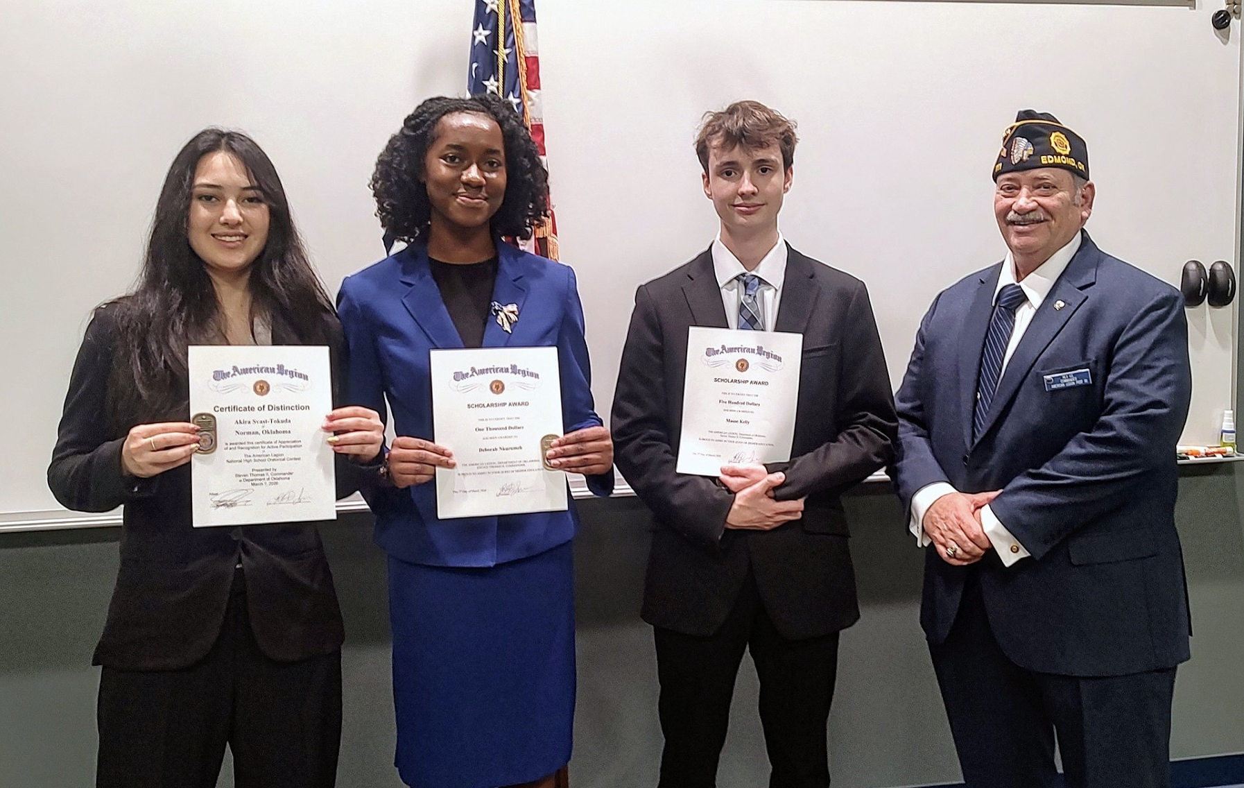State Oratorical Competition winners