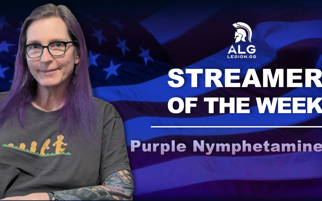 Purple Nymphetamine Finds an Accepting Community With ALG Stream Team